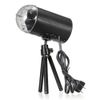 EU 220V 3W Fullfärg LED-kristall Voice-Activated Rotating RGB Stage Light DJ Disco Lamp Fri frakt