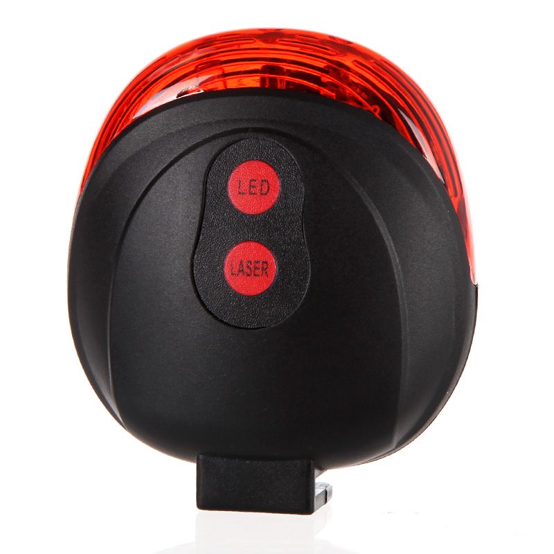 2019 Bicycle Cycling Laser Tail Light 5 LED & 2 Laser Bike Safety Back