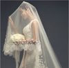 Ivorio velo da sposa extra lungo tulle americano 3M velo da sposa lunghezza cattedrale con pizzo morbido abito da sposa a uno strato a strato 248W