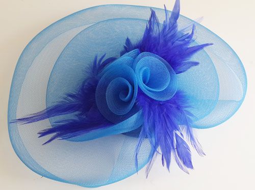 

Bridal Accessories FEATHER HAIR MESH HAT FASCINATOR CLIP FLOWER WEDDING PARTY Fascinator #3604