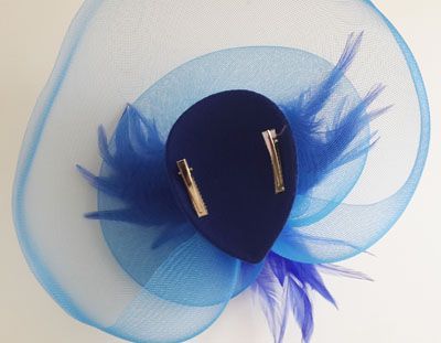 Accessoires de mariée plume cheveux maille chapeau fascinateur pince fleur fête de mariage fascinateur 36042543017