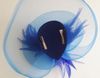 Accessoires de mariée FEATHER HAIR MESH HAT FASCINATOR CLIP FLOWER WEDDING PARTY Fascinator #3604