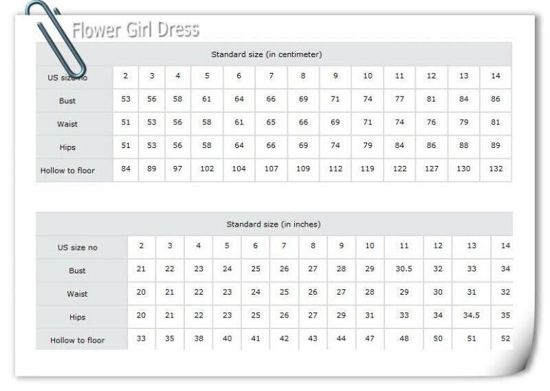 Dress Size Chart Promgirl