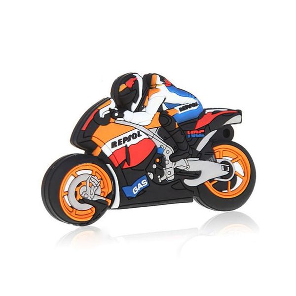 

Прохладный Спорт мотоцикл USB 2.0 флэш-накопители Stick Pen Drive moto полный 2 ГБ 4 ГБ 8 ГБ 16 ГБ