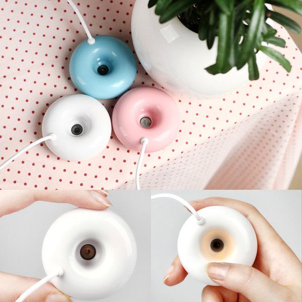 2021 Portable USB Float Water Doughnut Donut Humidifier Aroma Air