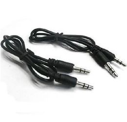 100pcs/lot 3.5mm 50CM Male to Male Audio Aux Plug 3-Ring Mini AV Cable