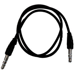 100 stksslot 35mm 50 CM Male naar Male Audio Aux Plug 3Ring Mini AV-kabel4680129