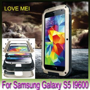 Metaal Aluminium Frame Extreme Waterdichte Schokbestendigheid Love Mei Metal Case voor Samsung Galaxy S5 S6 Edge Note A8 A5