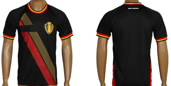 Belgium Team Black Color Soccer Jersey 