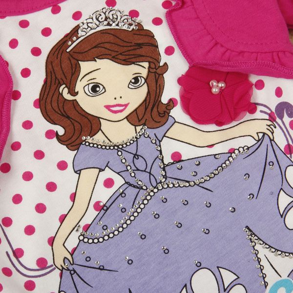 wholesale - nova new 2014 girl dress cartoon sofia the first