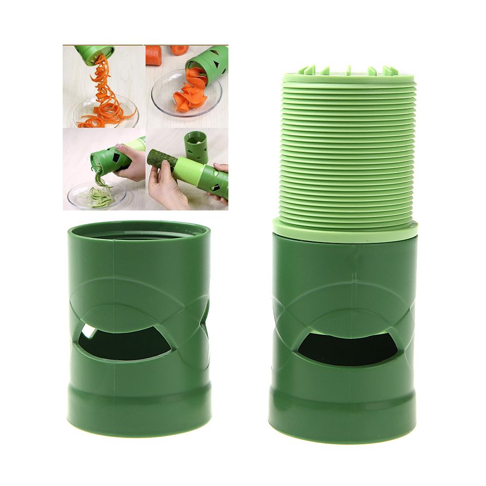 2018 Compact Vegetable Fruit Twister Spiral Cutter Slicer Utensil