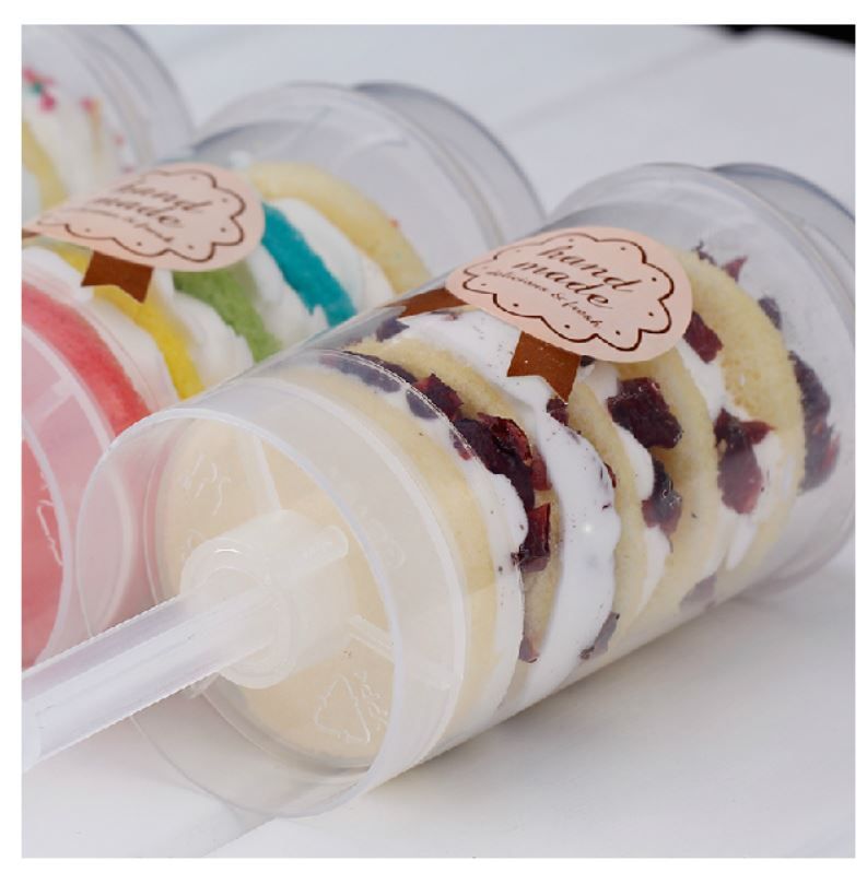 Push Up Cake Pop Up Cakes Box Tubes With Lids Party Colorbox Packed ...