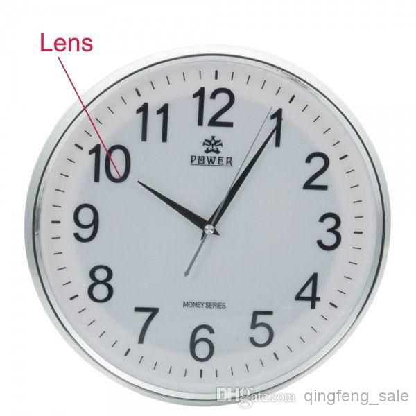 Wifi Wall Clock Spy Hidden Camera HD 720P With Loop Recording And