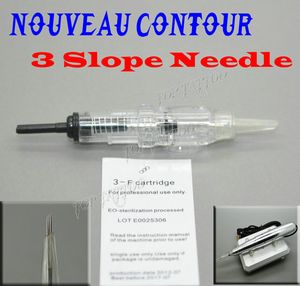Vente en gros Assorted 3 Pente Aiguilles Needle Permanent Pour EyebrowLip Nouveau Contour machine Pen Livraison gratuite