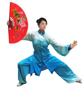 performances chineses venda por atacado-Chinês Tai chi uniforme Kungfu roupas taiji espada roupas wushu vestuário de desempenho terno Martial traje arte para mulheres crianças menina miúdos