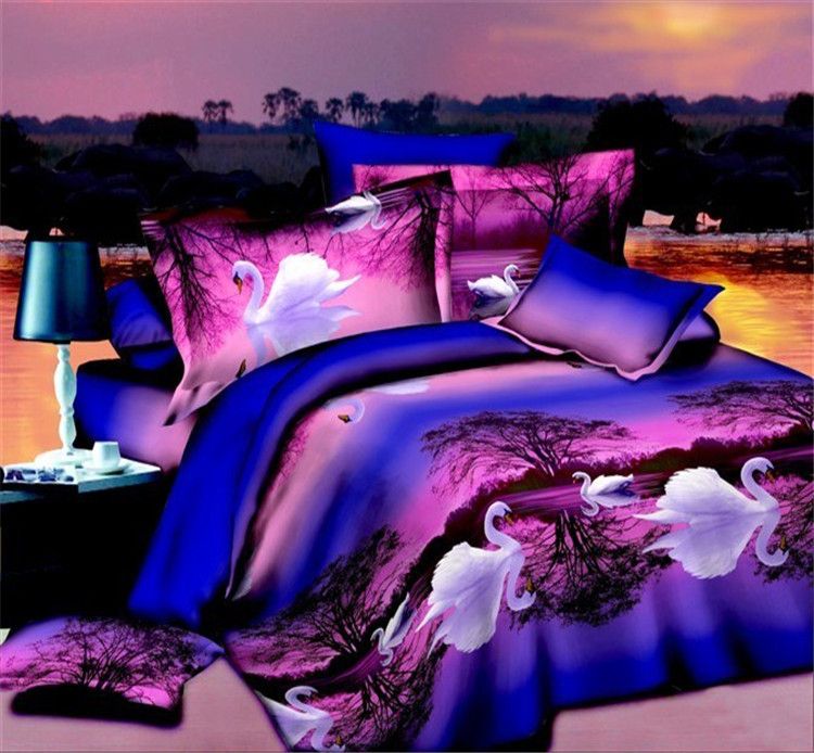Uni Home Textile 3d Bedding Set Bed Cover Duvet Sets Linens Uni Home Textile 3d Bedding Set Bed Cover Duvet Sets Linens In A Bag Comforter Bedclothes Suna