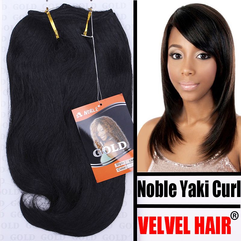 Noble Gold Yaki 1b Synthetic Hair Extensions Fashion Wave