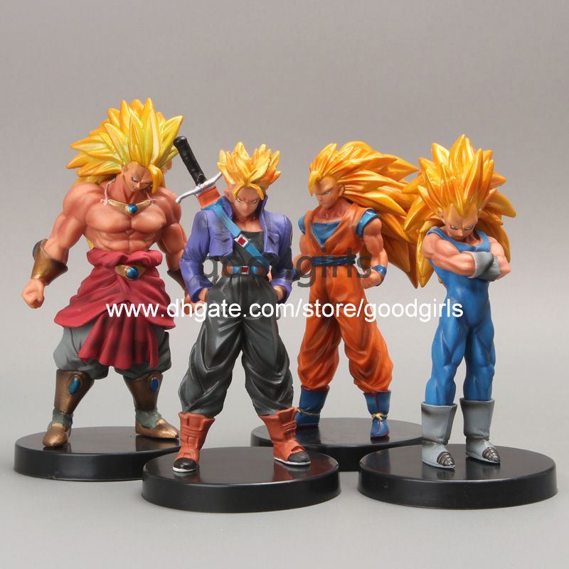 Envío gratis Japonés animado Dragon Ball Z Goku Súper Saiya los troncos de PVC Figuras de Envío gratis Japonés animado Dragon Ball Z Goku Súper Saiya los troncos de PVC Figuras de
