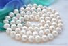 Fine 20inches 9mm Akoya white pearl necklace 14k275A