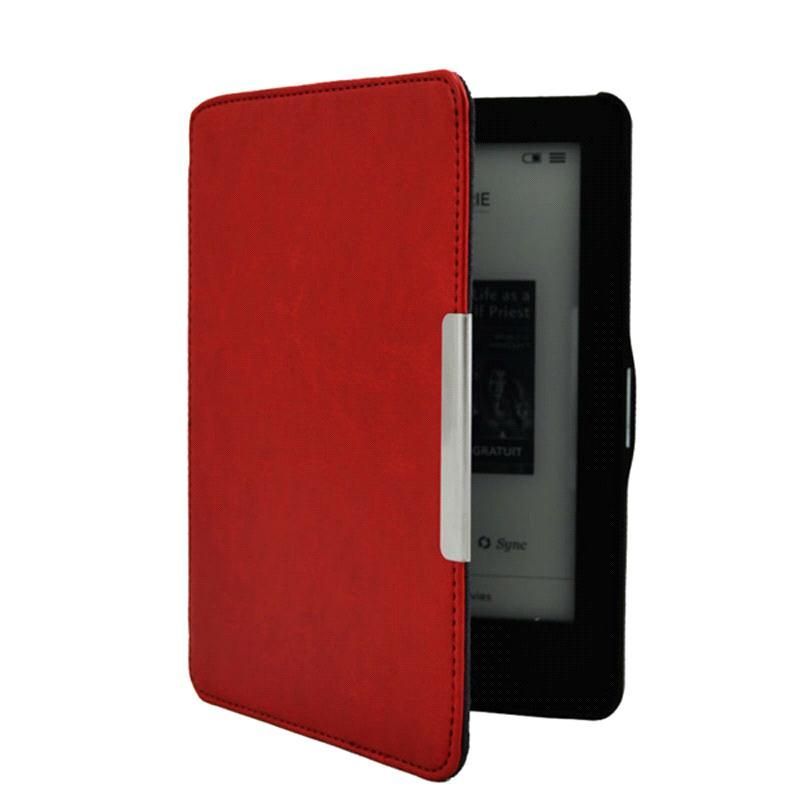 S5Q Ultra Slim Leather Hard Case Cover Auto Sleep For Kobo GLO