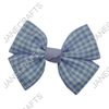 WHOLESALE LOT 30pcs 2.5" Wide School Gingham Check Pinwheel Simple Hair Bow Clips Hairbows FREE SHIPPING