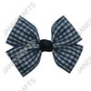 WHOLESALE LOT 30pcs 2.5" Wide School Gingham Check Pinwheel Simple Hair Bow Clips Hairbows FREE SHIPPING