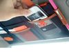 Fedex DHL Быстрая доставка многофункциональный солнцезащитный козырек точка карманный органайзер сумка висит сумка для хранения автомобиля держатель карты, 105 шт. / Лот