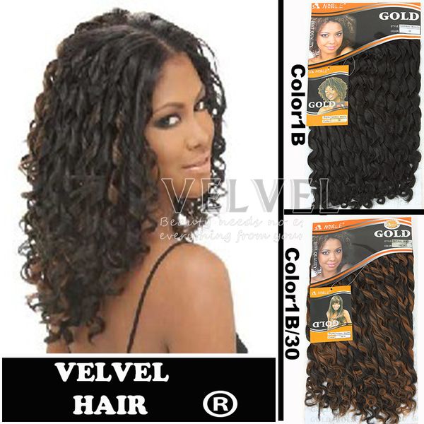 Noble Gold Natural Beauty Natural Weave Curly Color1b 1b 30