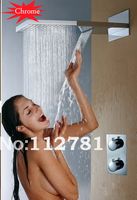 クロム滝と雨バスルームのシャワーヘッドデュアルレインと滝の機能シャワーBD025-1Mi