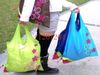 Fedex DHL livraison gratuite en gros écologique fraise sac à provisions poignée sacs couleurs aléatoires R01, 500 pcs/lot