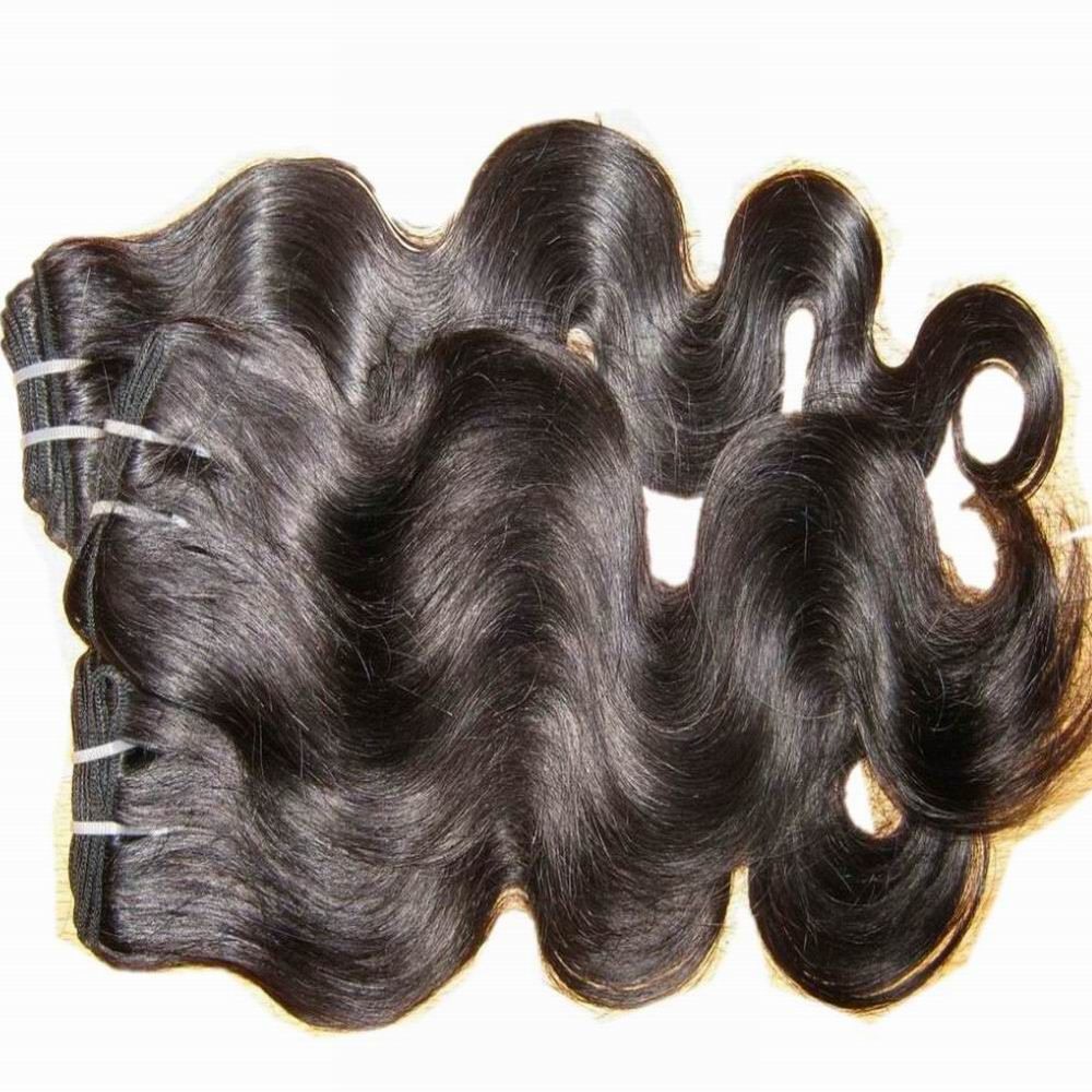 CHEAP unprocessed indian human hair thick bundles 300g discount price hot selling body wave hair Weave