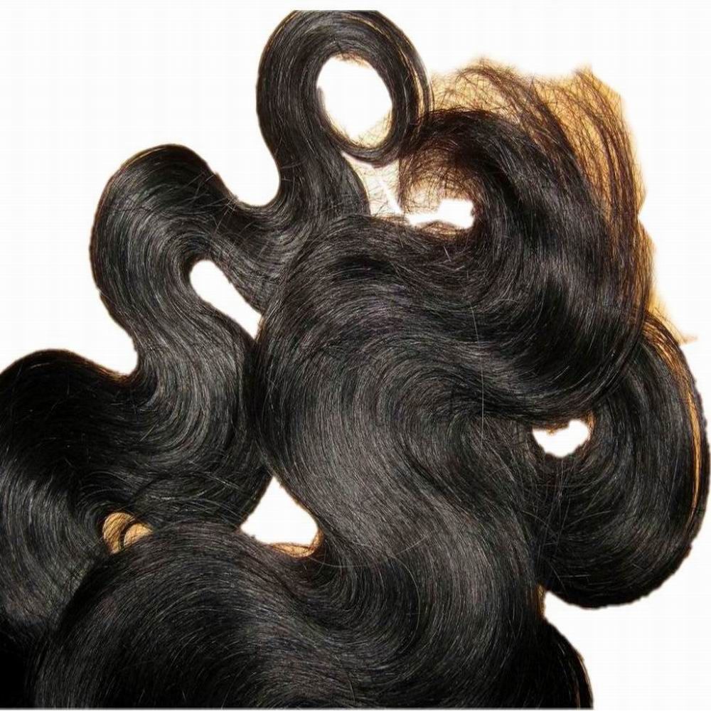 ECONOMICO fasci spessi di capelli umani indiani non trasformati 3 pz / lotto 300 g prezzo scontato tessuto di vendita caldo dei capelli dell'onda del corpo