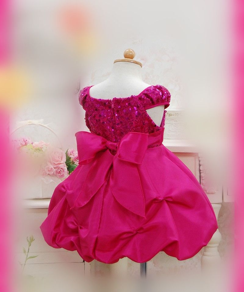 Little Girls Evening Gowns Baby Girl Wedding Dress 2014 Rose Red First