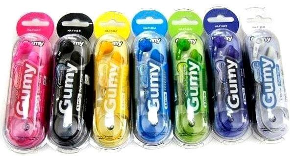 Gumy Gummy HA F160 Kopfhörer Bass DJ MP3 Kopfhörer Kein Mic Ohr Headset Kopfhörer Für iPhone iPad iPod Auf Lager DHL frei