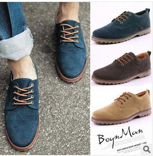 Corea hombres zapatos de gamuza, zapatos de cuero para hombres#039;s zapatos 2222