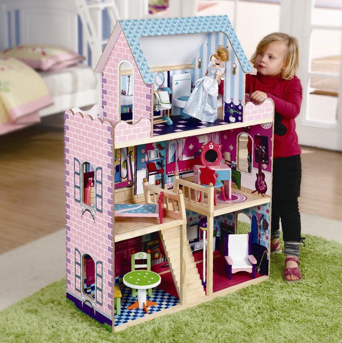 doll house and play kitchen