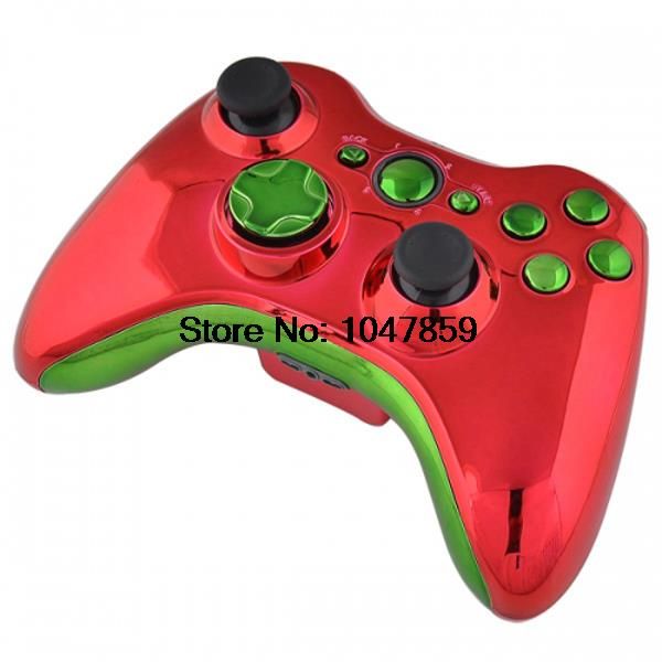 Christmas Color Chrome Red Shell With Chrome Green Buttons Full Set For Xbox 360 Controller Housing From Danceswithwolves1 16 59 Dhgate Com Christmas Color Chrome Red Shell With Chrome Green Buttons Full Set For Xbox 360 Controller Housing From Danceswithwolves1 16 59 Dhgate Com