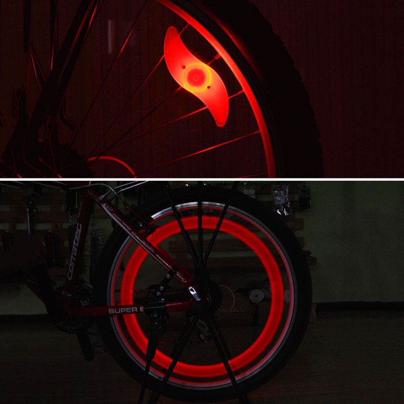 MIX LED Flash Light Neon Lamp Night Bike Car Tire Tyre Wheel Valve Caps ...