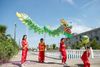 10.3 m Niños Escenario Use Seda Estampado Tela China Cultura tradicional Dragón Danza Folk Festival Festival Celebración Traje de la mascota