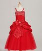 Wunderschönes Blumenmädchenkleid in Grün, Blau, Rot und Rosa mit Trägern, Festzugskleider für Mädchen, Geburtstagskleider, Rock für Mädchen, individuell, Gr. 2 4 6 8 10 12 T424019