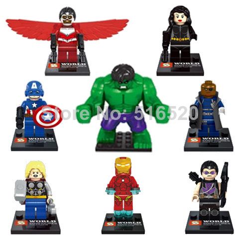 lego marvel falcon and black widow