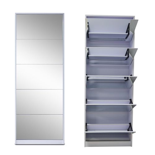 furniture for shoes. wood mirrored shoe cabinet rack with 5 layers shoes storage living room furniture usa warehouse online for