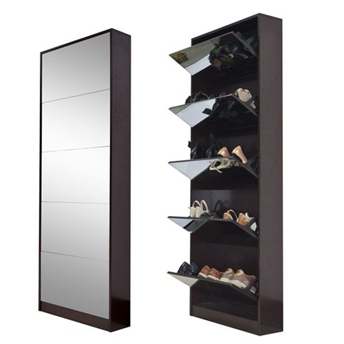 Envíos desde USA! Muebles de de sala de estar del gabinete del zapato del espejo la moda hechos en China