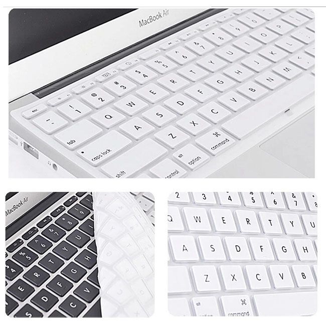 Colorful Laptop Soft Silicone KeyBoard Case Protector Cover Skin For MacBook 11 12 13 15 Touch Bar Waterproof Dustproof