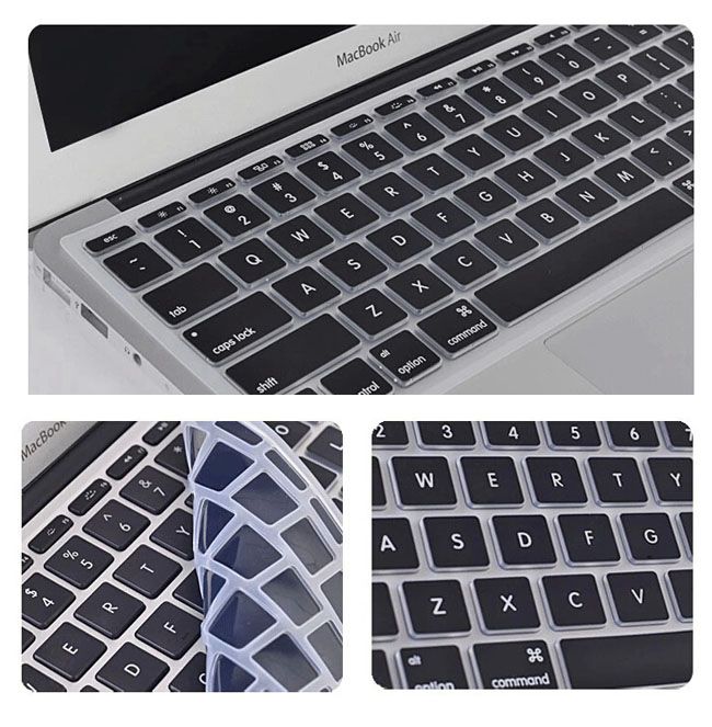 Colorful Laptop Soft Silicone KeyBoard Case Protector Cover Skin For MacBook 11 12 13 15 Touch Bar Waterproof Dustproof