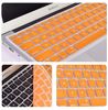 Bunte Laptop-Tastaturhülle aus weichem Silikon für MacBook 11 12 13 15 Touch Bar, wasserdicht, staubdicht