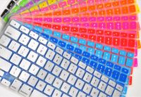 Laptop miękki silikonowy kolor klawiatury osłona osłona skóra dla MacBook Pro Air Retina 11 13 15 Wodoodporna odporność z papierową torbą
