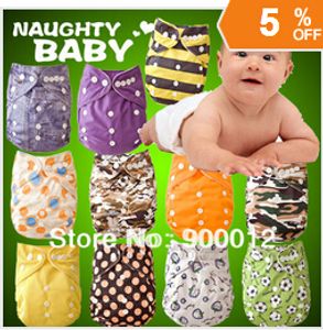 Printed Bamboo Baby Cloth Diaper layers Bamboo charcoal inserts