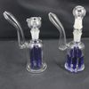 Två funktion 6 Arm Tree Diffuser Percolator Ash Catcher Bubbler Ashcatch 18,8 mm glasvattenrör