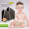 Frete Grátis Naughty Baby Charcoal Bambu 100 pcs 4 Camadas (2 + 2) Para Lavável Fralda de Pano Do Bebê almofadas Fralda Inserções